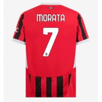 AC Milan Alvaro Morata #7 Fußballbekleidung Heimtrikot 2024-25 Kurzarm